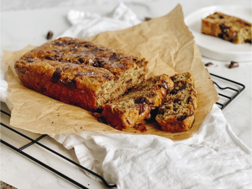 Flourless Chocolate Chip Zucchini Bread - Kayla's Kitch and Fix