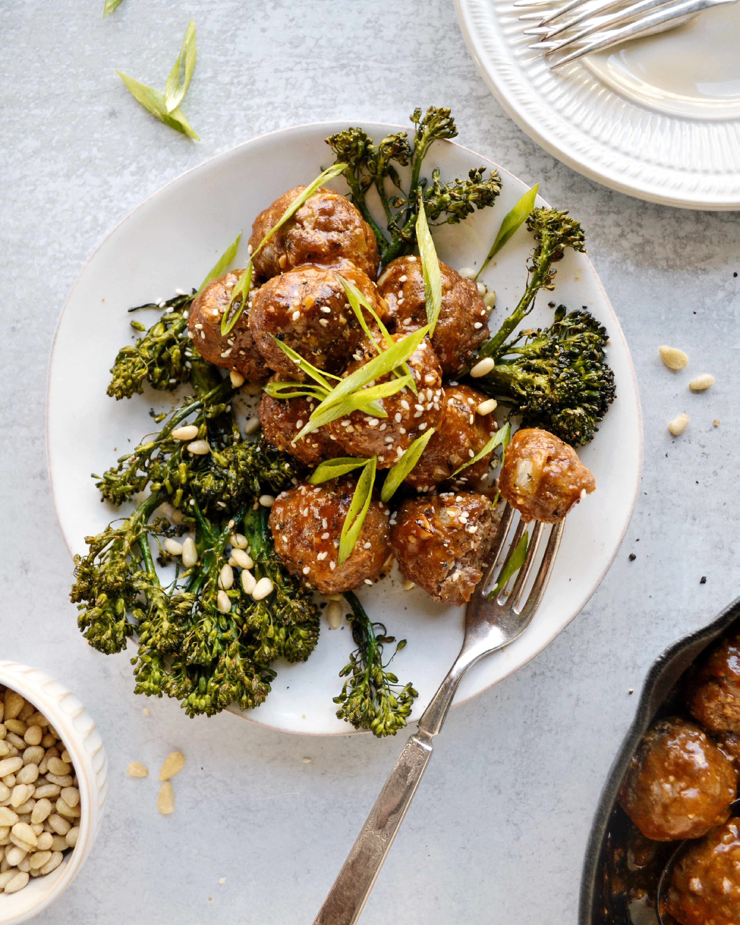 Whole30 Asian Inspired Meatballs - Kayla's Kitch and Fix
