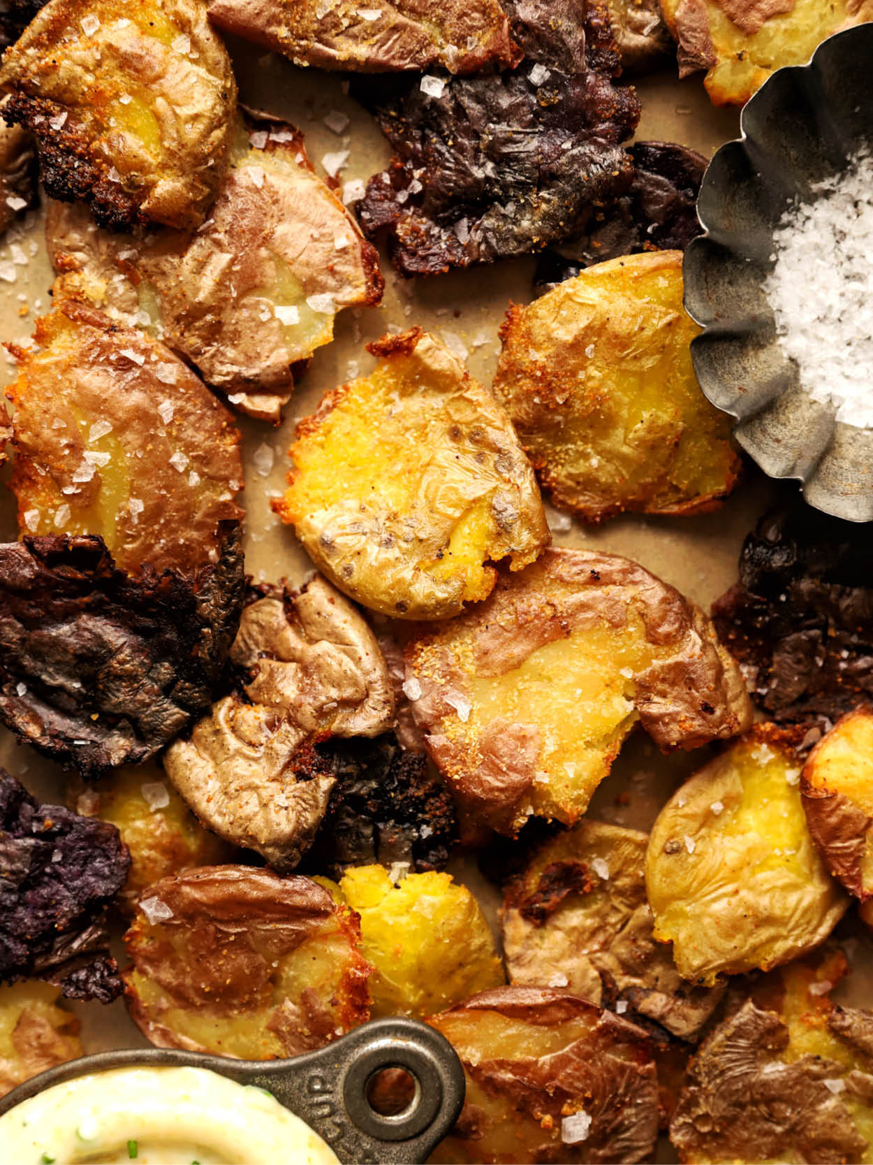 Mini Crispy Smashed Potatoes - Kayla's Kitch and Fix