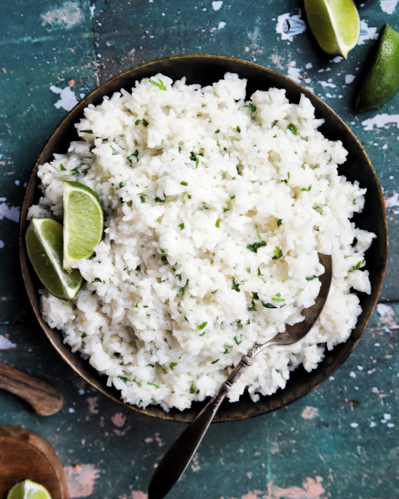 Copycat Cilantro Lime Chipotle Rice - Kayla's Kitch and Fix