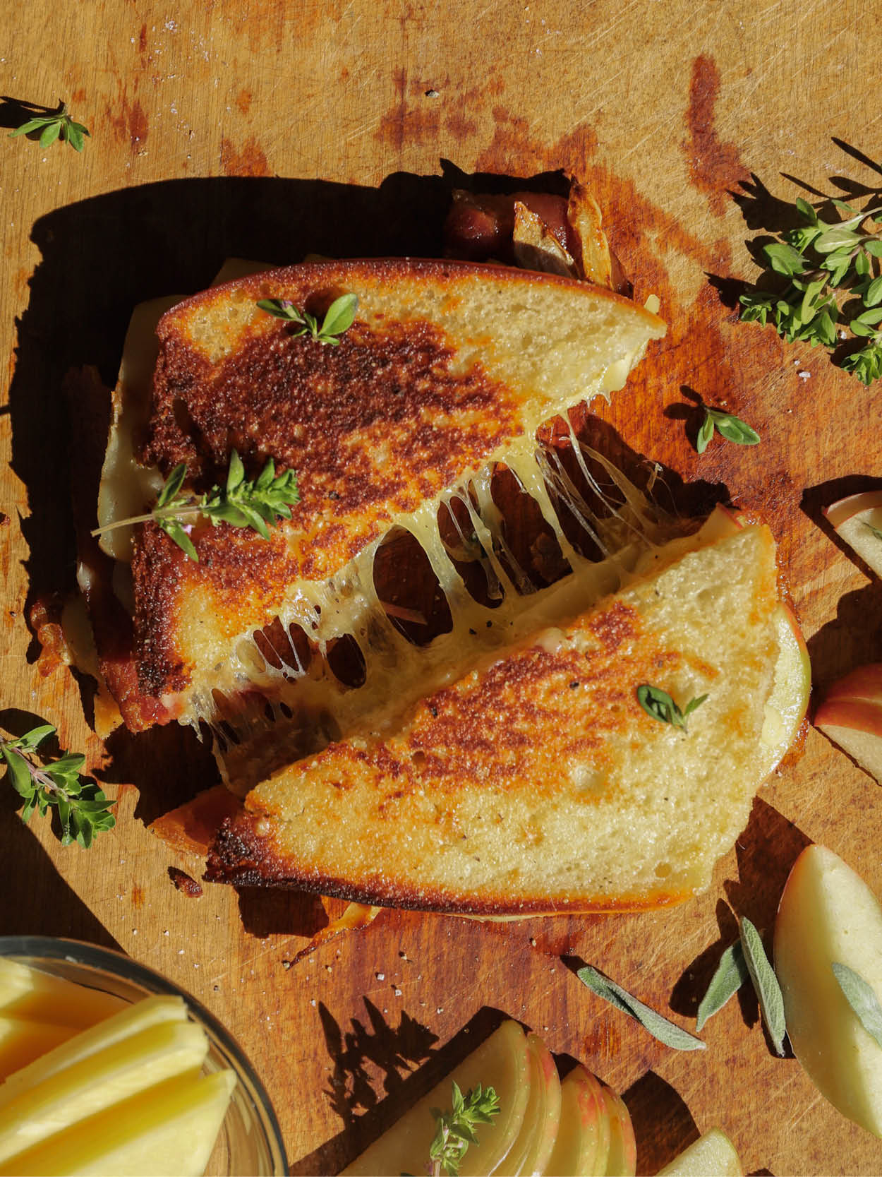 Apple Bacon & Herb Grilled Cheese (GF, DF Compliant) - Kayla's Kitch ...