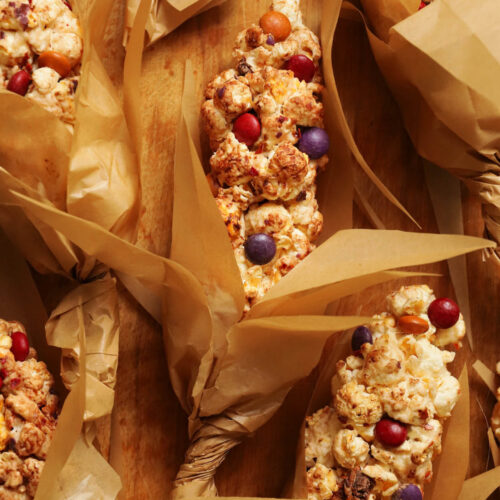 PopCorn on the Cob Treats (GF, DF, Vegan) - Kayla's Kitch and Fix