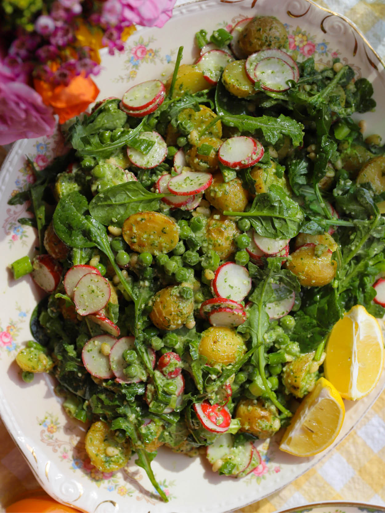 Warm Arugula and Pesto Potato Salad (GF, DF, Paleo, Whole30, Vegan ...