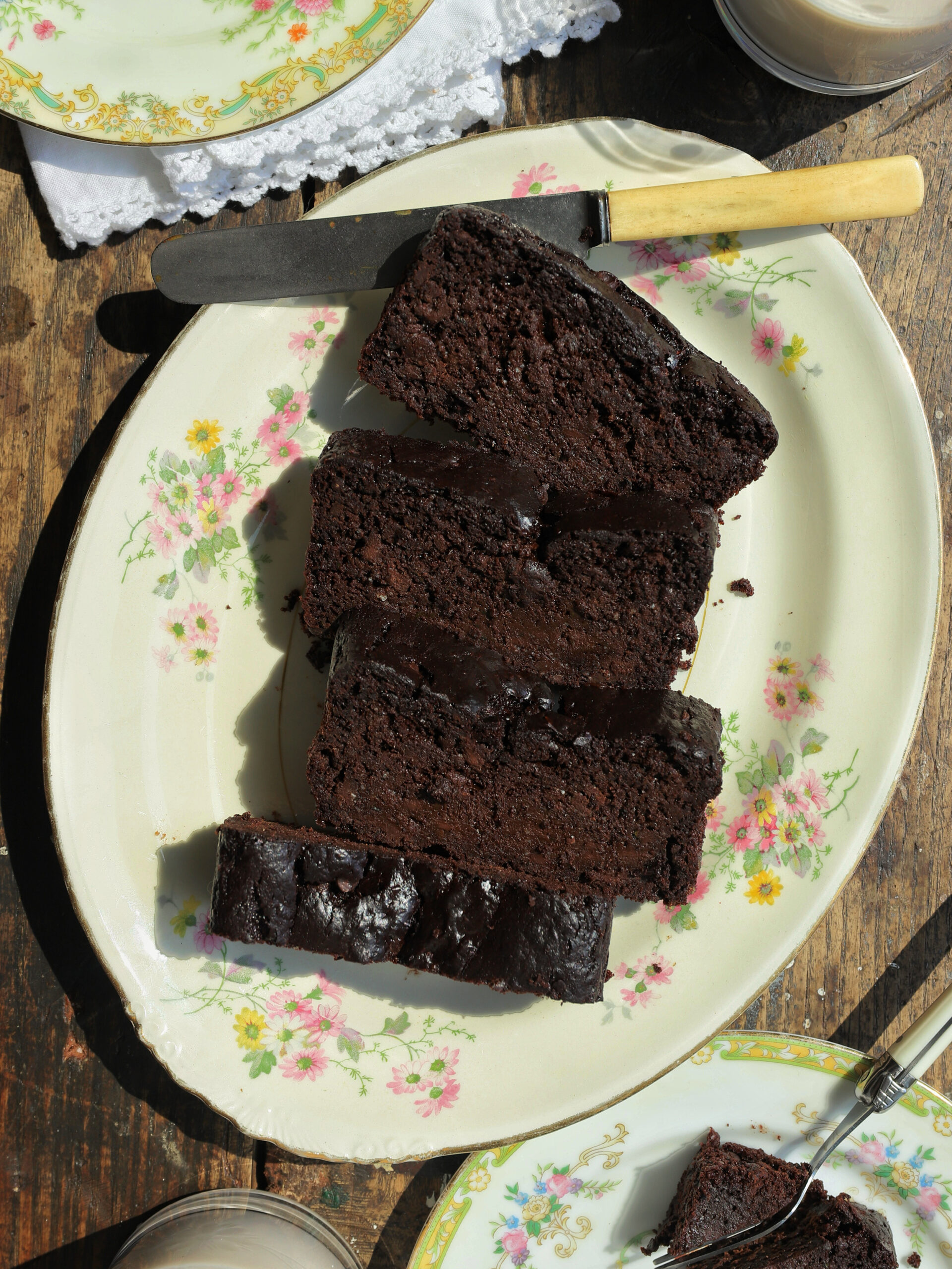 Flourless Double Chocolate Zucchini Bread (GF, DF, Paleo Compliant
